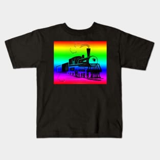 Western Era - Steam Train Kids T-Shirt